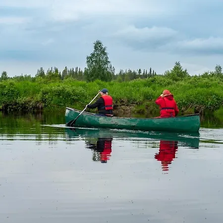 Kelo 24, Kahden Makuuhuoneen Kelomoekki Syoetteellae, Valaistun Ladun Vieressae * Pudasjarvi