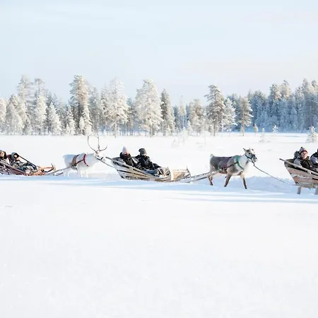Ferienhaus Kelo 24, Kahden Makuuhuoneen Kelomoekki Syoetteellae, Valaistun Ladun Vieressae Pudasjarvi