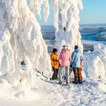 Ferienhaus Kelo 24, Kahden Makuuhuoneen Kelomoekki Syoetteellae, Valaistun Ladun Vieressae *