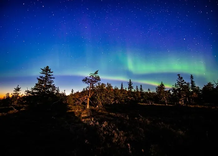 Kelo 24, Kahden Makuuhuoneen Kelomoekki Syoetteellae, Valaistun Ladun Vieressae Tatil Evi Pudasjarvi