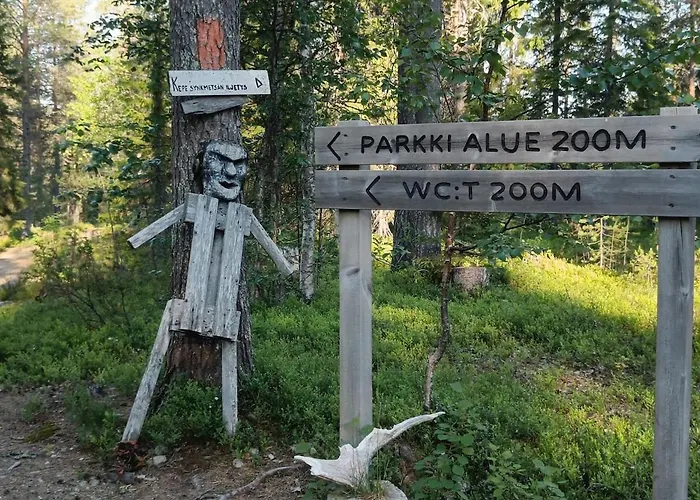 Kelo 24, Kahden Makuuhuoneen Kelomoekki Syoetteellae, Valaistun Ladun Vieressae